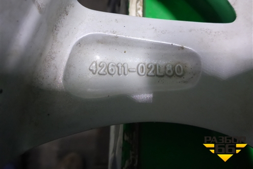 Диск колёсный литой  R16 EJ6,5 5x114.3 ET45 Ц.О.60,1 (4261102L80) для Toyota Corolla (E18) с 2012-2019г (Королла 180)