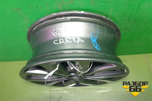 Диск колёсный литой  R16 EJ6 5x114.3 ET43 Ц.О.60,1 (52910C9510) для Hyundai Creta с 2016г