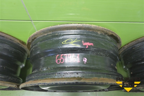 Диски колёсные штампованные (комплект)  R15 EJ6 4х100 ET50 Ц.О.60,1 для Renault Logan с 2004-2015г (Логан)