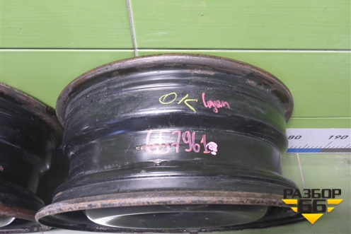 Диски колёсные штампованные (комплект)  R15 EJ6 4х100 ET50 Ц.О.60,1 для Renault Logan с 2004-2015г (Логан)