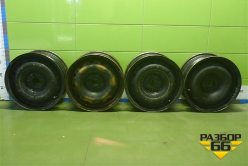 Диски колёсные штампованные (комплект)  R15 EJ6 4х100 ET50 Ц.О.60,1 (8200577207C) для Renault Logan с 2004-2015г (Логан)