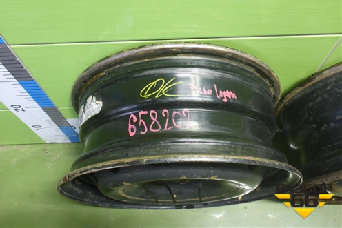 Диски колёсные штампованные (комплект)  R15 EJ6 4х100 ET50 Ц.О.60,1 (8200577207C) для Renault Logan с 2004-2015г (Логан)