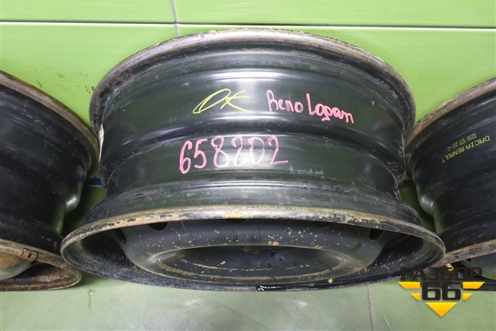 Диски колёсные штампованные (комплект)  R15 EJ6 4х100 ET50 Ц.О.60,1 (8200577207C) для Renault Logan с 2004-2015г (Логан)