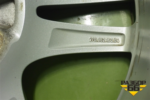 Диски колёсные литые (комплект)  R19 EJ10 5x130 ET61 Ц.О.71,6 (97036216004) для Porsche Panamera с 2009-2016г (Панамера)