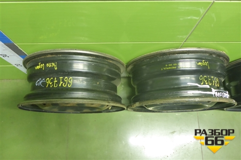 Диски колёсные штампованные (комплект)  R14 EJ5,5 4х100 ET43 Ц.О.60,1 (8200459205B) для Renault Logan с 2004-2015г (Логан)
