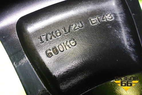 Диск колёсный литой  R17 EJ6,5 5x108 ET43 Ц.О.65,1 (203000354AA) для Kaiyi E5 с 2021г (Е5)