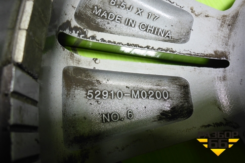 Диск колёсный литой  R17 EJ6,5 5x114.3 ET49 Ц.О.67,1 (52910M0200) для Hyundai Creta с 2016-2021г (Крета)