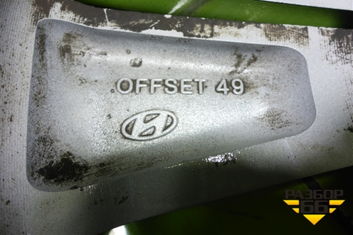 Диск колёсный литой  R17 EJ6,5 5x114.3 ET49 Ц.О.67,1 (52910M0200) для Hyundai Creta с 2016-2021г (Крета)