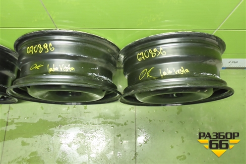 Диски колёсные штампованные (комплект)  R15 EJ6 4х100 ET50 Ц.О.60,1 (6450006799) для VAZ Vesta/Веста с 2015г