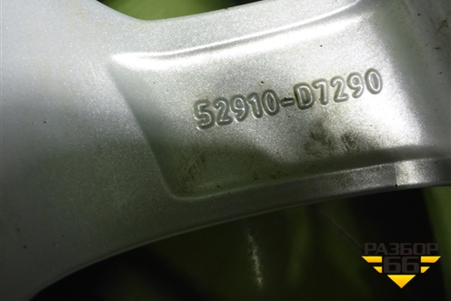Диски колёсные литые (комплект)  R17 EJ7 5x114.3 ET51 Ц.О.67,1 (52910D7290) для Hyundai Tucson с 2015-2022г (Туксон)