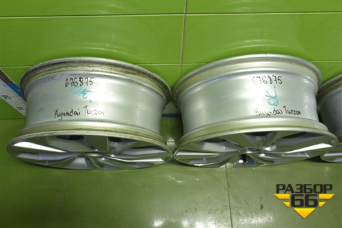 Диски колёсные литые (комплект)  R17 EJ7 5x114.3 ET51 Ц.О.67,1 (52910D7290) для Hyundai Tucson с 2015-2022г (Туксон)