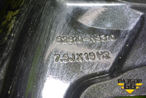 Диск колёсный литой  R19 EJ7,5 5x114.3 ET51 Ц.О.67,1 (52910N9310) для Hyundai Tucson с 2020-2025г (Туксон)