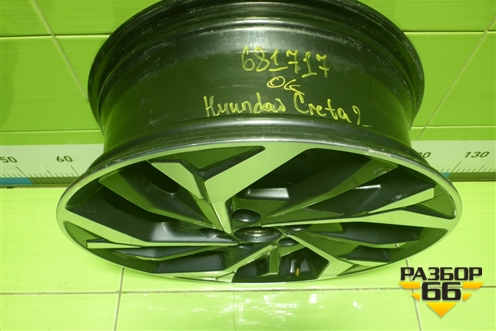 Диск колёсный литой  R17 EJ6,5 5x114.3 ET49 Ц.О.67,1 (52910BX200) для Hyundai Creta с 2021-2025г (Крета)