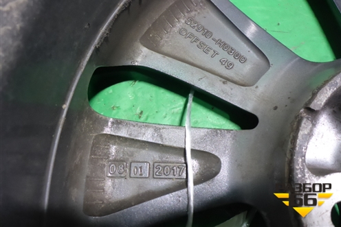 Диск колёсный литой  R16 EJ6 4х100 ET49 Ц.О.54,1 (52910H0300)