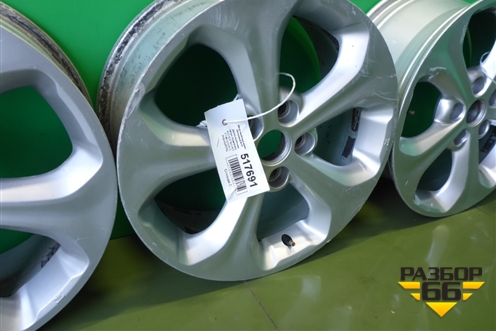 Диски колёсные литые (комплект)  R17 EJ7 5x114.3 ET48 Ц.О.67,1 (529102P270) для Kia Sorento II с 2009-2021г