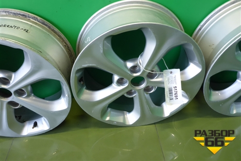 Диски колёсные литые (комплект)  R17 EJ7 5x114.3 ET48 Ц.О.67,1 (529102P270) для Kia Sorento II с 2009-2021г