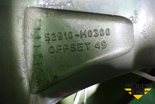 Диск колёсный литой  R16 EJ6 4х100 ET49 Ц.О.54,1 (52910H0300)