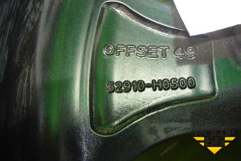 Диск колёсный литой  R16 EJ6 4х100 ET49 Ц.О.54,1 (52910H0500)