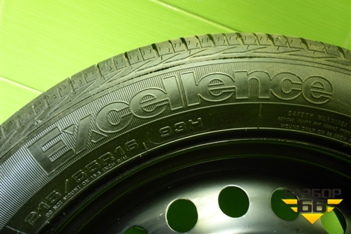 Запасное колесо полноразмерное  215/55 R16 (Лето) EJ6,5 5x108 ET50 Ц.О.63,3 для Ford Mondeo 4 с 2006-2014г (Мондео)