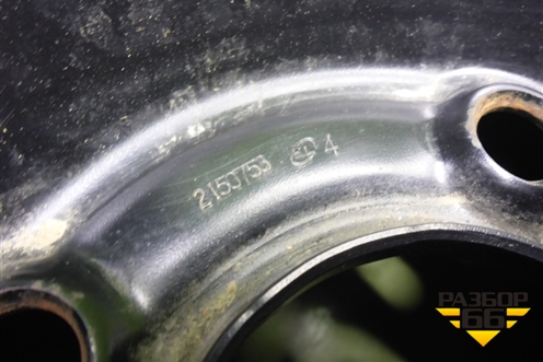 Запасное колесо докатка  125/80 R15 (Лето) EJ3,5 4x108 ET15 Ц.О.65,1 (2150753) для Citroen C3 Picasso с 2008г (С3 Пикассо)
