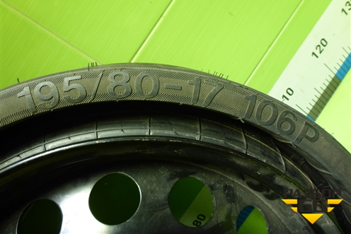 Запасное колесо докатка  195/80 R17 (Лето) EJ6,5 5x130 ET40 Ц.О.71 для Volkswagen Touareg c 2002-2010г (Туарег)