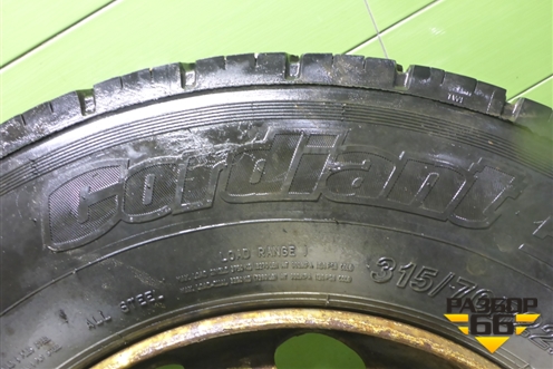 Колесо комплектом (шина+диск)   315/70 R22,5 (Зима) EJ9 (CordiantProfessionalDR1) (CORDIANTPROFESSIONALDR1)