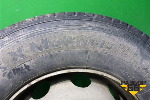 Колесо комплектом (шина+диск)  MICHELIN X Multiway 3D 315/70  R22,5 (ЗимаЛето) EJ0  ET0 Ц.О.