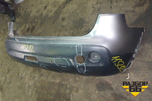 Бампер задний (под парктроник) (85022JD00H) для Nissan Qashqai (J10E) с 2006-2013г (Кашкай)