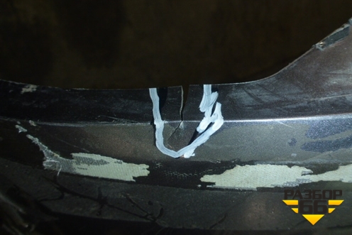 Бампер задний (под парктроник) (85022JD00H) для Nissan Qashqai (J10E) с 2006-2013г (Кашкай)