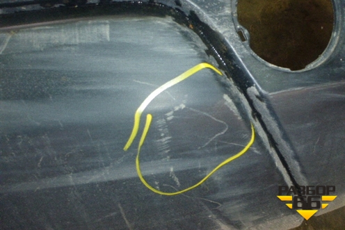 Бампер задний (под парктроник) (85022JD00H) для Nissan Qashqai (J10E) с 2006-2013г (Кашкай)