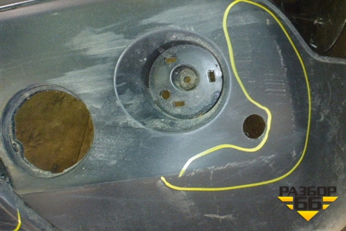 Бампер задний (под парктроник) (85022JD00H) для Nissan Qashqai (J10E) с 2006-2013г (Кашкай)