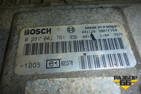 Блок управления двигателем (D2876LF04) (0281001761) для MAN  TGA 4-Series  с 2000-2008г
