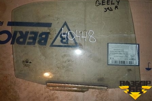 Стекло двери задней правой для Geely MK с 2008г (МК)