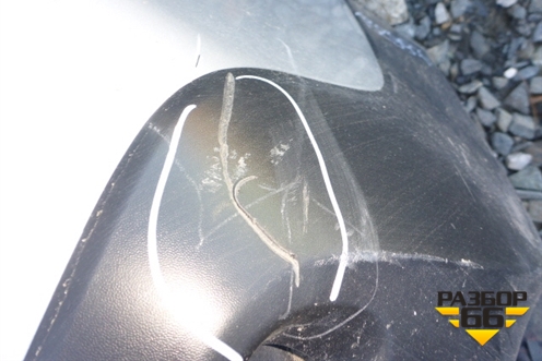 Бампер задний (под парктроник) (5215948170) для Toyota Highlander с 2007-2013г