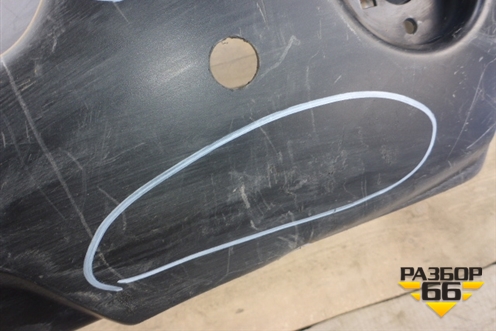 Бампер задний (под парктроник) (85022JU14H) для Nissan X-Trail (Т31) с 2007-2014г (Хтраил)