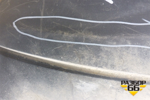 Бампер задний нижняя часть (8U0807521K) для Audi Q3 с 2011-2018г (Ку 3)