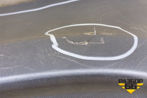 Бампер задний нижняя часть (8U0807521K) для Audi Q3 с 2011-2018г (Ку 3)