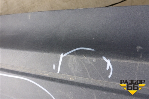 Бампер задний нижняя часть (8U0807521K) для Audi Q3 с 2011-2018г (Ку 3)