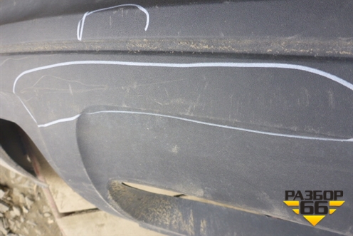 Бампер задний нижняя часть (8U0807521K) для Audi Q3 с 2011-2018г (Ку 3)