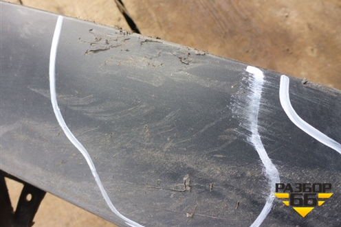 Юбка заднего бампера (до 2014г) (850B21KA1A) для Nissan Juke (F15) с 2010-2019г (Жук)