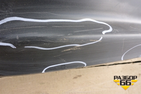 Юбка заднего бампера (до 2014г) (850B21KA1A) для Nissan Juke (F15) с 2010-2019г (Жук)