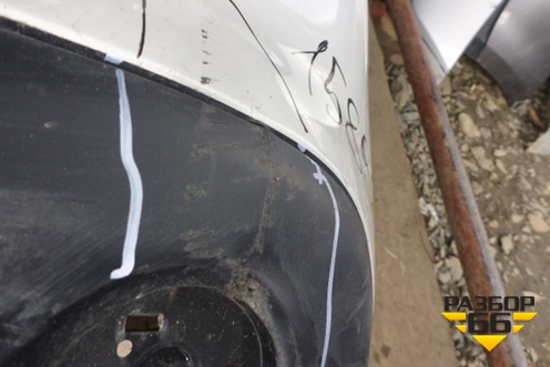 Бампер задний (85022JD00H) для Nissan Qashqai (J10E) с 2006-2013г (Кашкай)