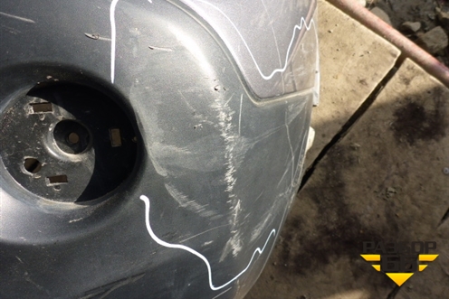 Бампер задний (85022JD00H) для Nissan Qashqai (J10E) с 2006-2013г (Кашкай)