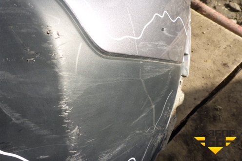 Бампер задний (85022JD00H) для Nissan Qashqai (J10E) с 2006-2013г (Кашкай)