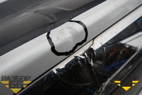 Бампер задний (под парктроник) (5215948170) для Toyota Highlander с 2007-2013г (Хайлендер)