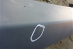 Накладка заднего бампера (новая) (8200241741) для Renault Megane 2 с 2002-2009г