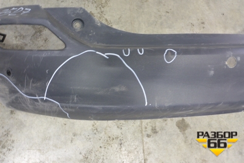 Бампер задний (до 2015г под парктроник) (5215942190) для Toyota Rav-4 с 2012-2019г (Рав 4)