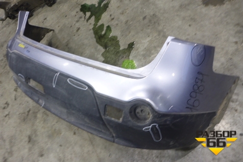 Бампер задний (85022JD00H) для Nissan Qashqai (J10E) с 2006-2013г (Кашкай)