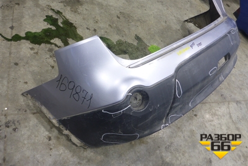 Бампер задний (85022JD00H) для Nissan Qashqai (J10E) с 2006-2013г (Кашкай)