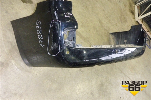 Бампер задний (до 2015г под парктроник) (5215960998) для Toyota Land Cruiser (200) с 2008г (Ленд Крузер)